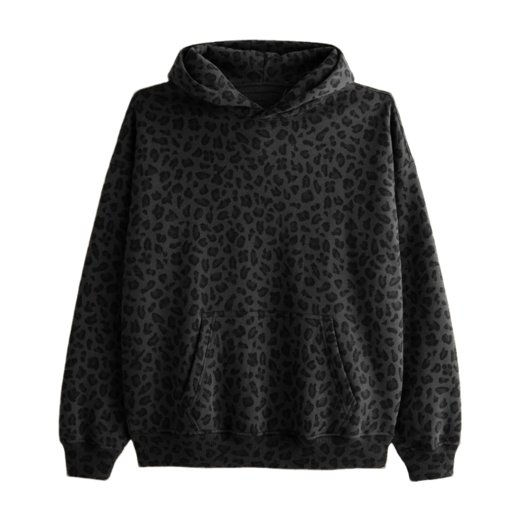 Unisex Leopard Print Hoodie