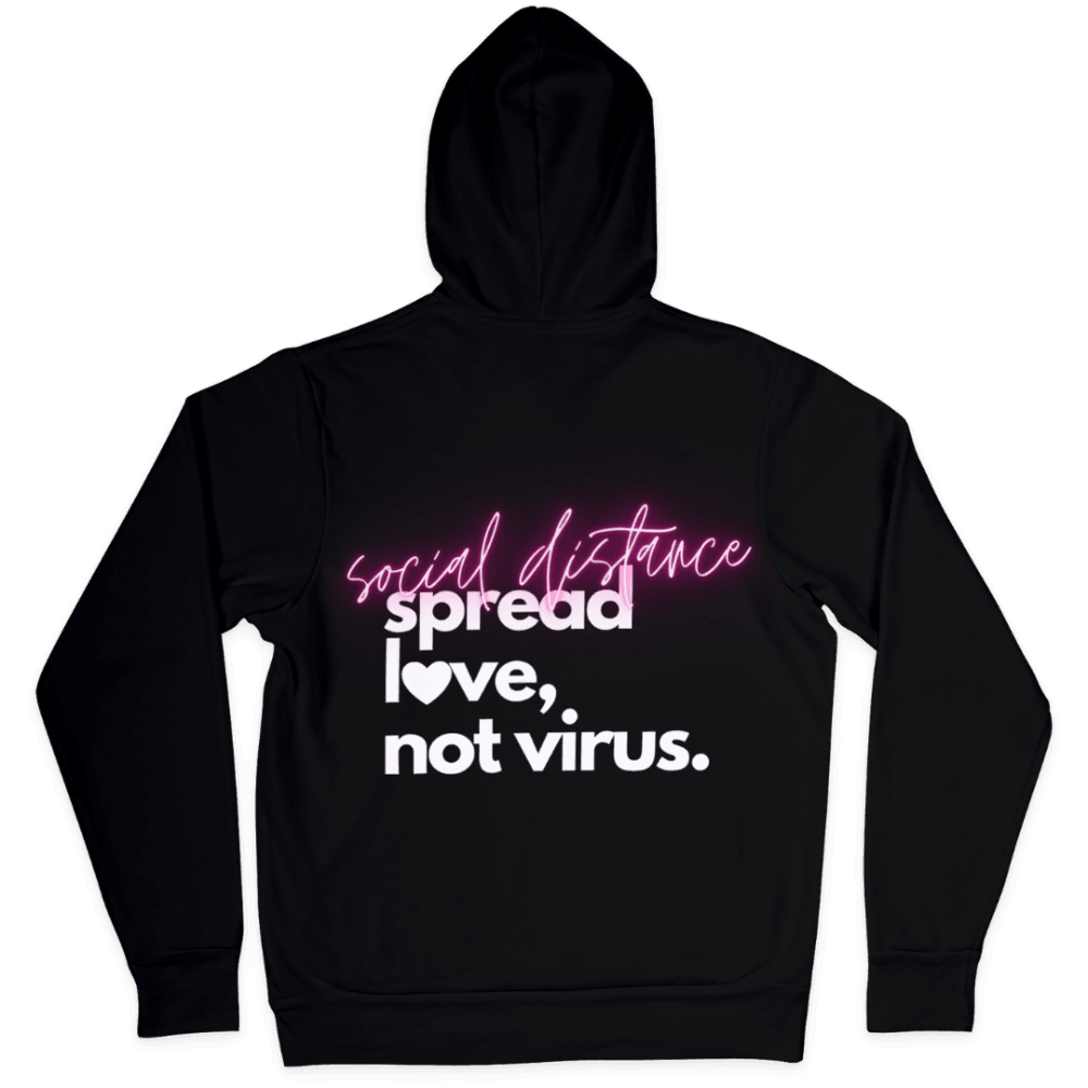 Social Distance X Love 3D Hoodie-My 3D Hoodie