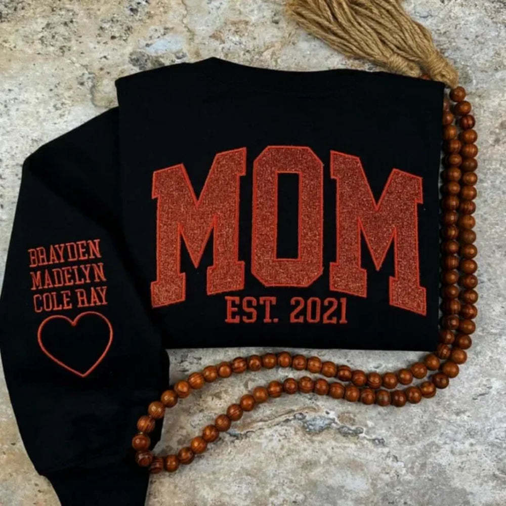 Classic Letter Patchwork Sweatshirt