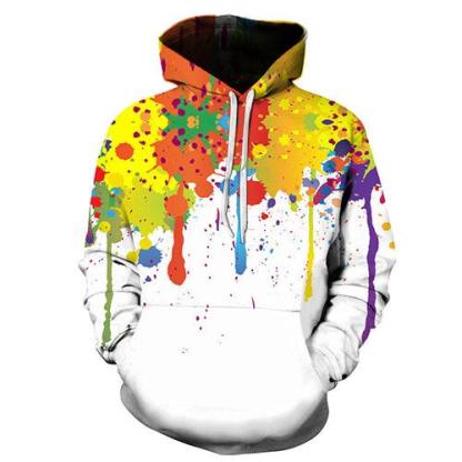 Watercolor Ink 3D Sweatshirt, Hoodie, Pullover-My 3D Hoodie