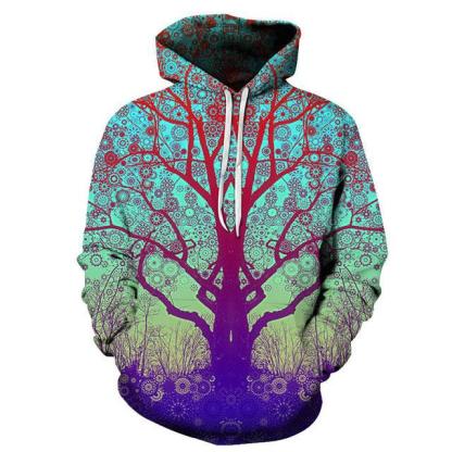 Yogi Tree 3D Sweatshirt Hoodie Pullover-My 3D Hoodie