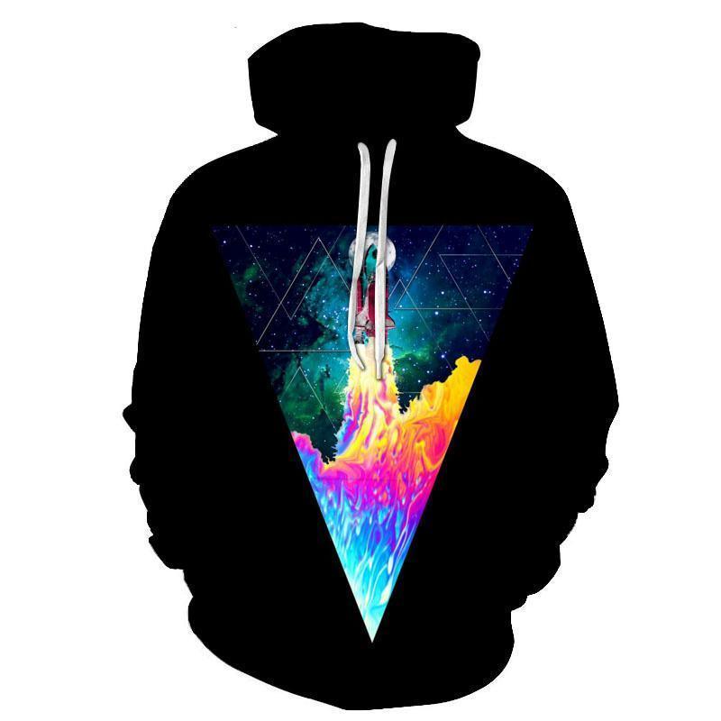 Colorful Fantasy Galaxy 3D Sweatshirt Hoodie Pullover-My 3D Hoodie