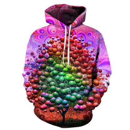 Candy Tree 3D Sweatshirt, Hoodie, Pullover-My 3D Hoodie