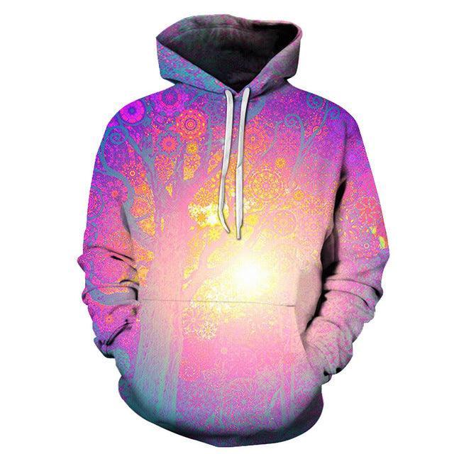 Sun Tree 3D Sweatshirt Hoodie Pullover-My 3D Hoodie