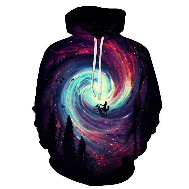 Galaxy Vortex 3D Sweatshirt Hoodie Pullover-My 3D Hoodie