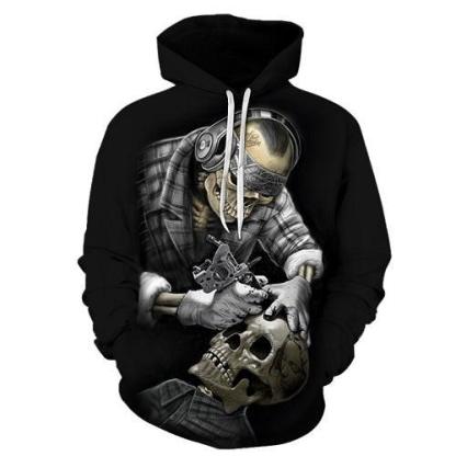 Tattoo Specialist For Skull 3D Sweatshirt, Hoodie, Pullover-My 3D Hoodie