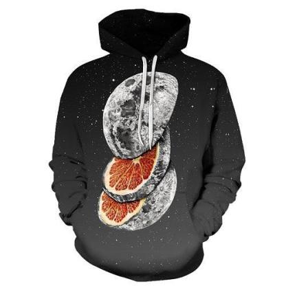 Galaxy Grapefruit Artist 3D Sweatshirt Hoodie Pullover-My 3D Hoodie