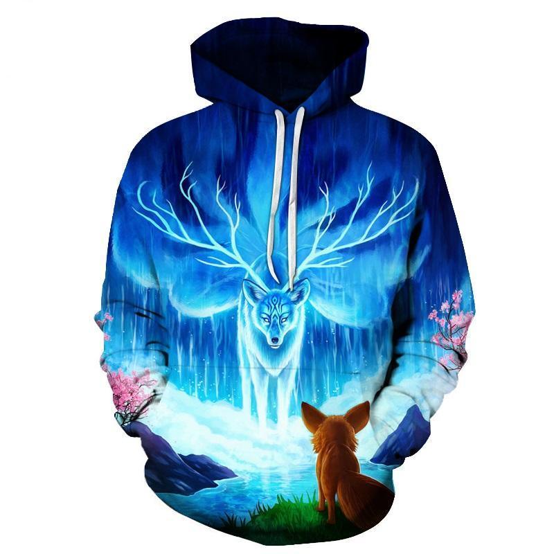 Fantasy Art 3D Sweatshirt Hoodie Pullover-My 3D Hoodie