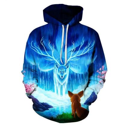 Fantasy Art 3D Sweatshirt Hoodie Pullover-My 3D Hoodie