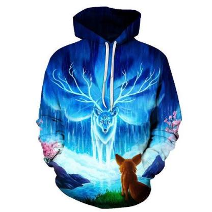 Fantasy Art 3D Sweatshirt Hoodie Pullover-My 3D Hoodie