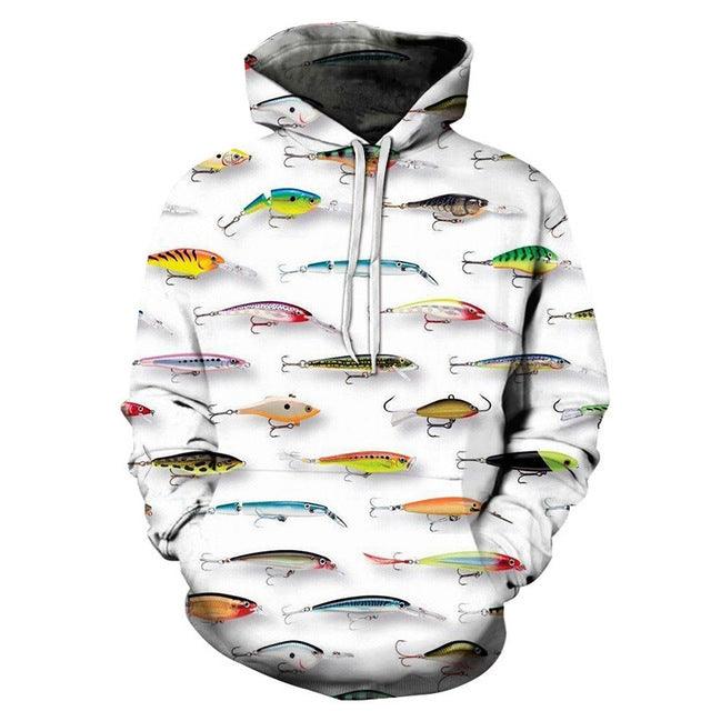 Fishing Fish 3D Hoodie Sweatshirt Pullover-My 3D Hoodie