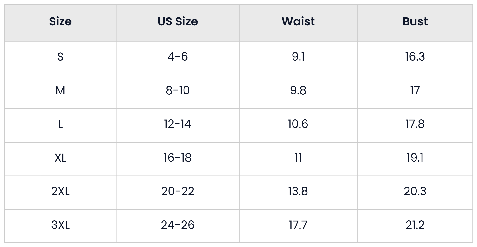 Size Chart for Classic Oversized Longline Lined Hoodie Dress For Women
