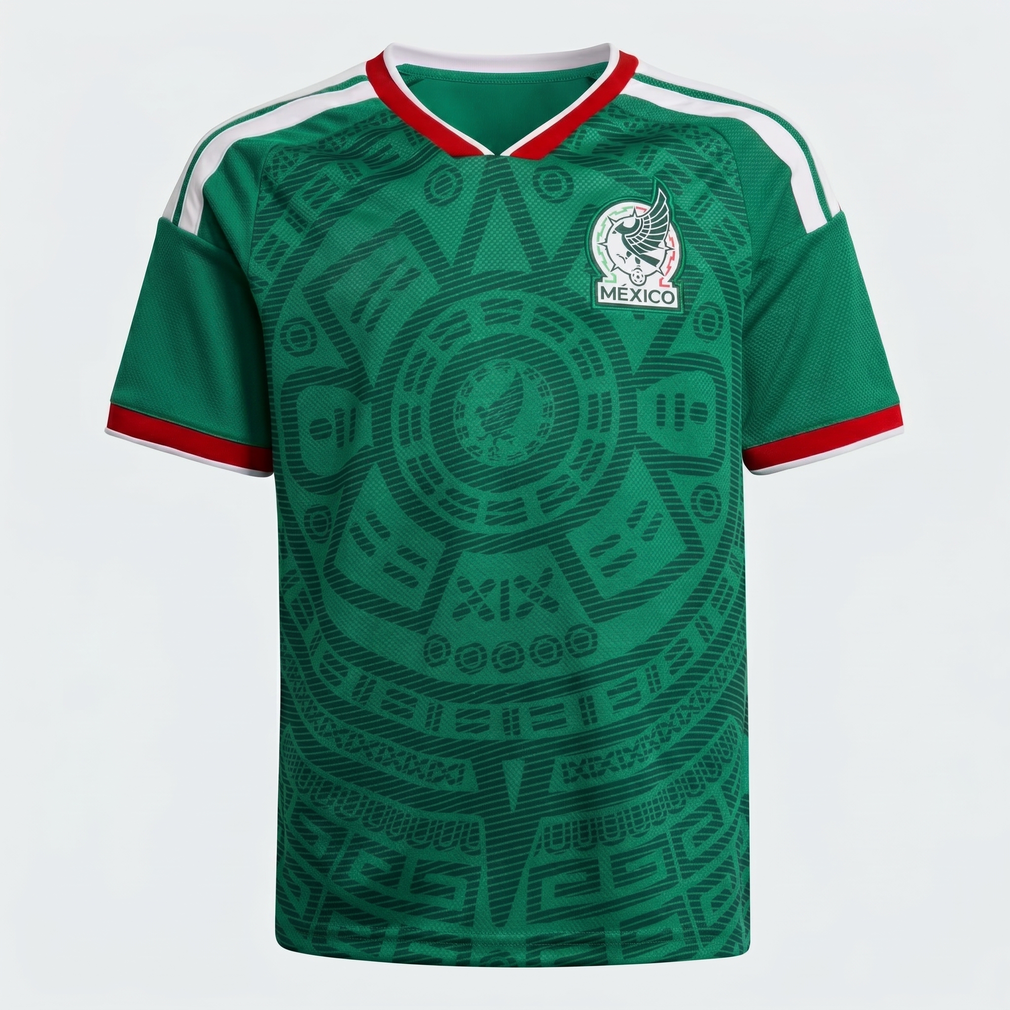 Mexico 26 Home Kids Jersey