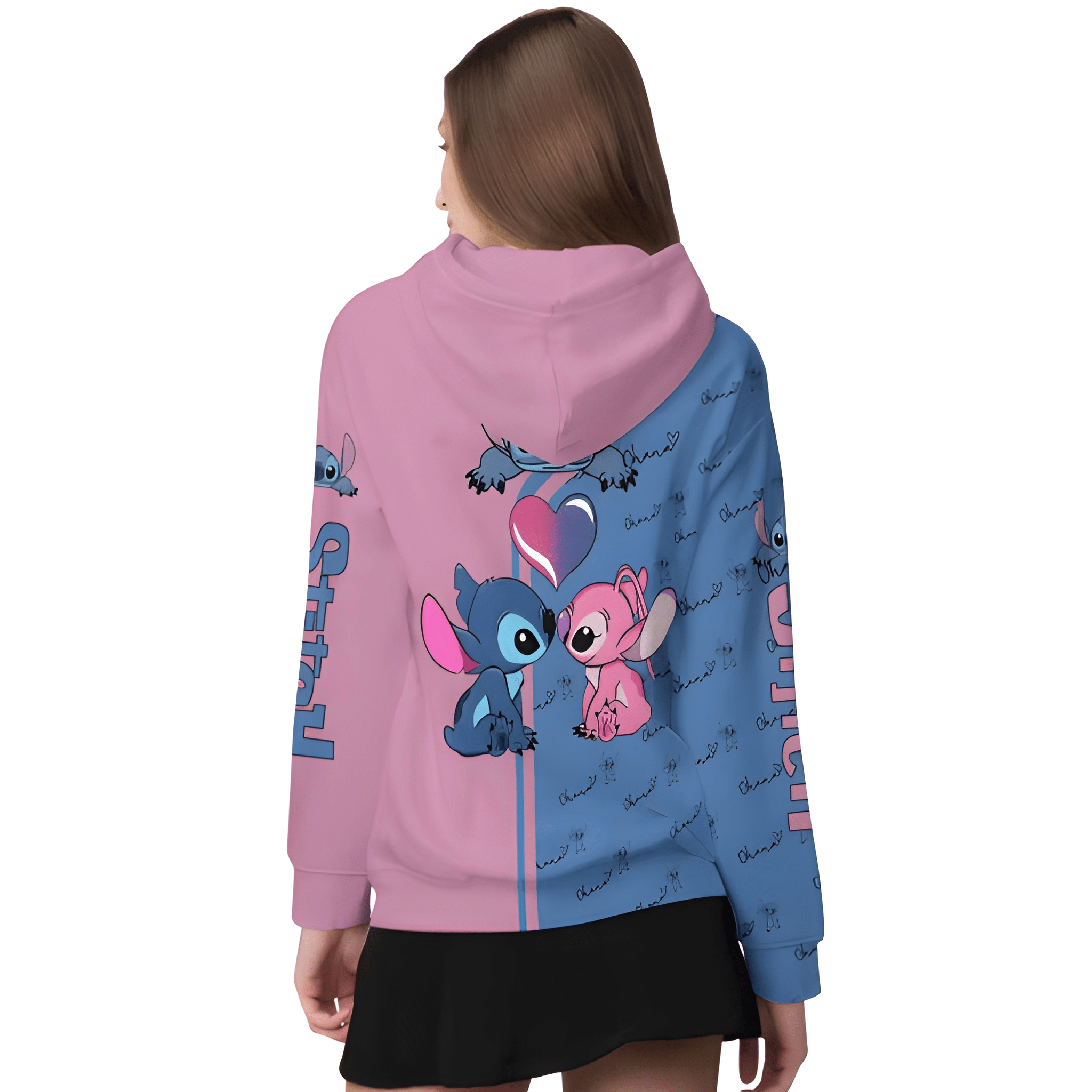 Casual Pullover 3D Butterfly Print Hoodie