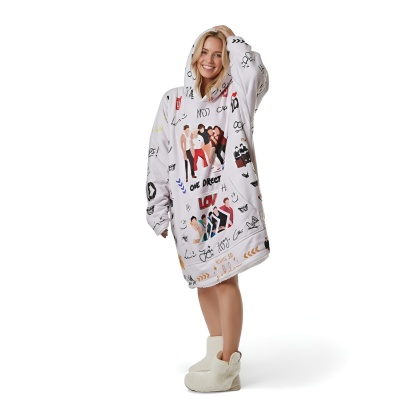 Warm Hooded Oversized Blanket Hoodie