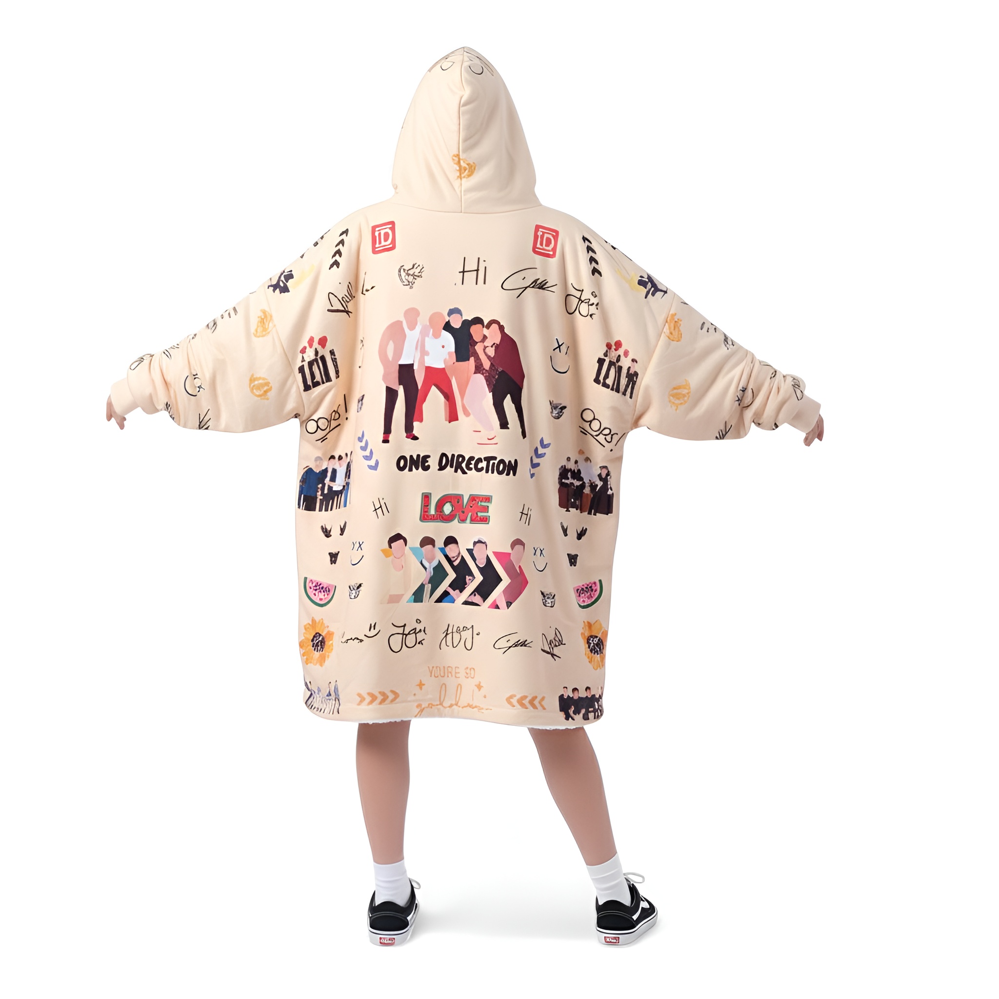 Warm Hooded Oversized Blanket Hoodie