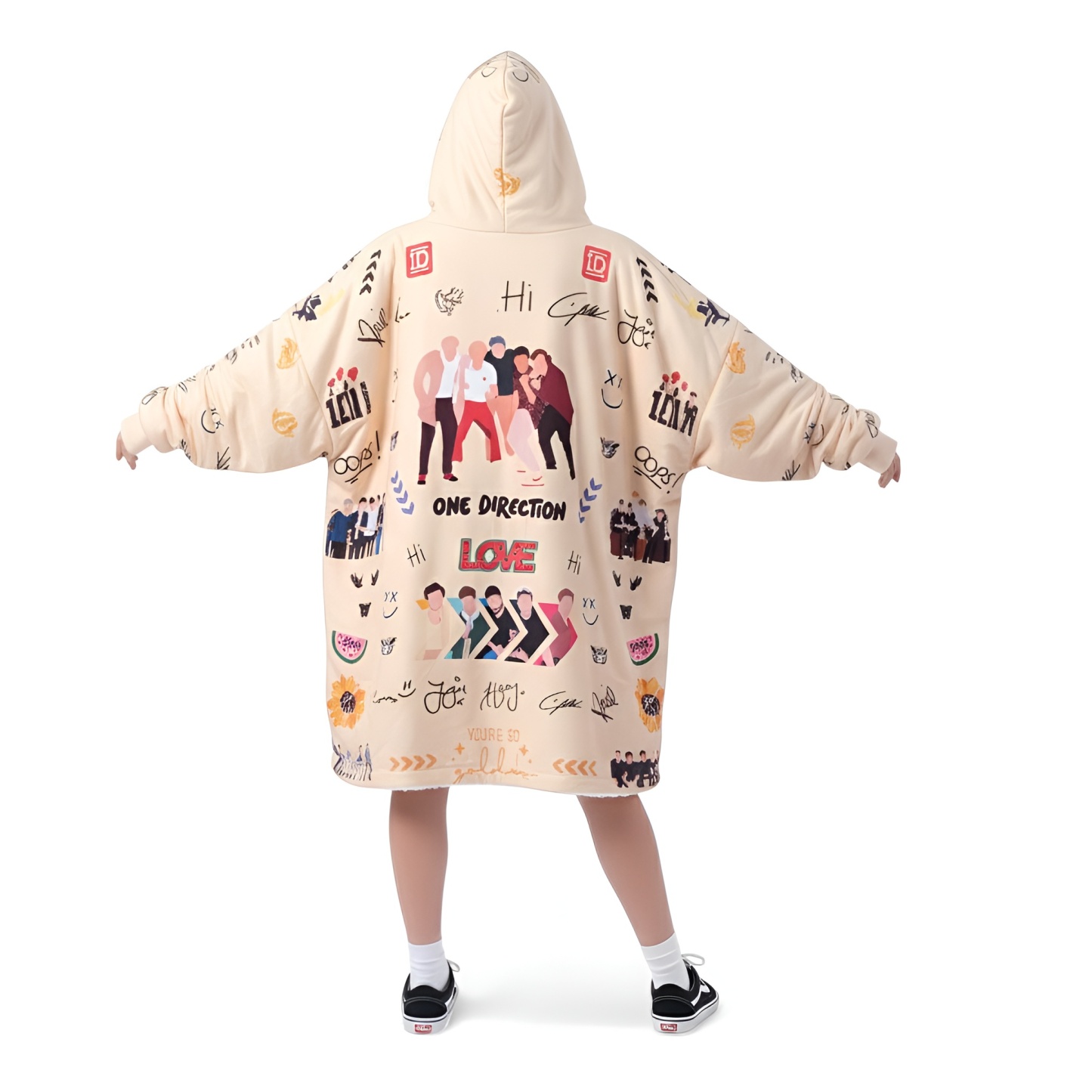 Warm Hooded Oversized Blanket Hoodie