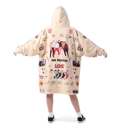 Warm Hooded Oversized Blanket Hoodie