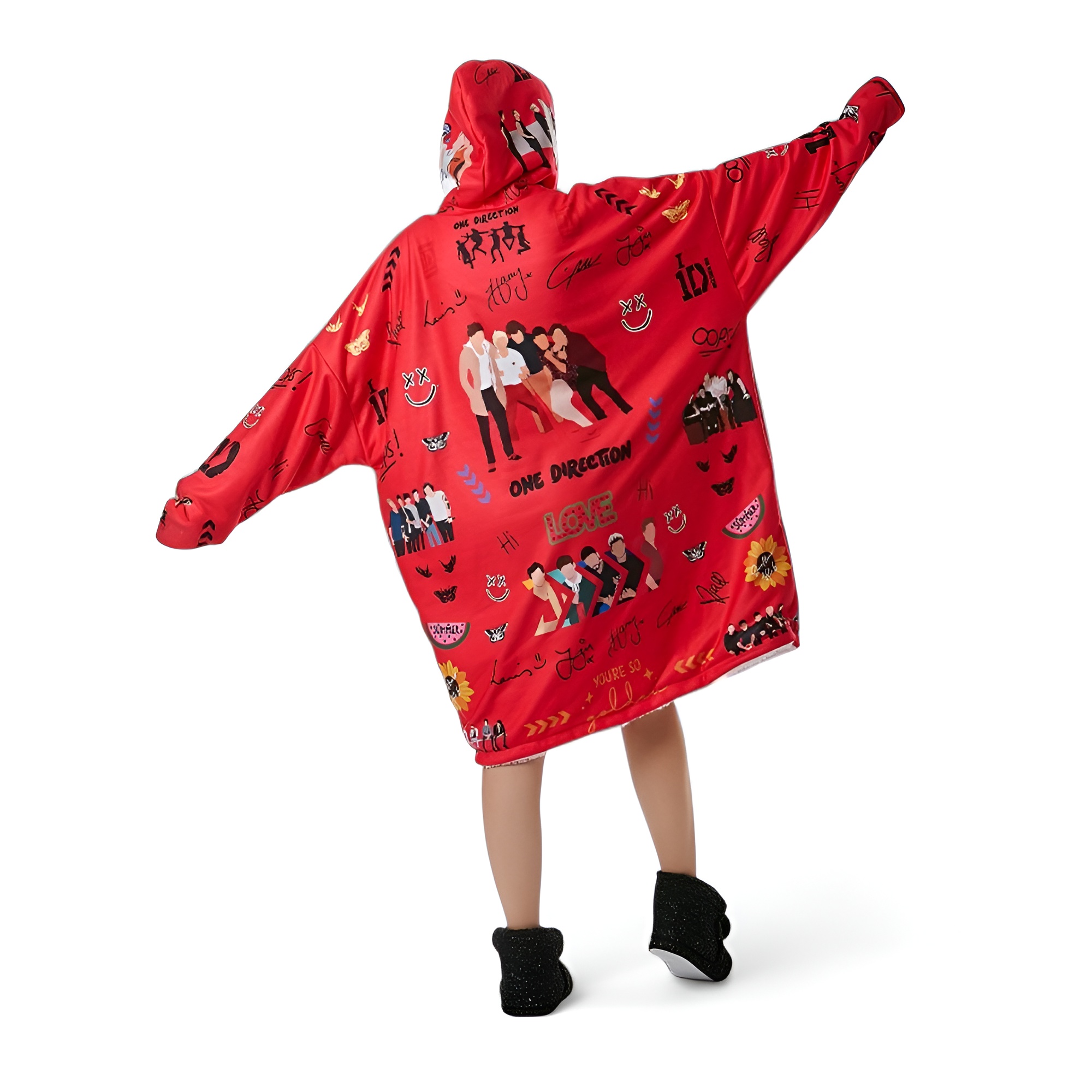 Warm Hooded Oversized Blanket Hoodie