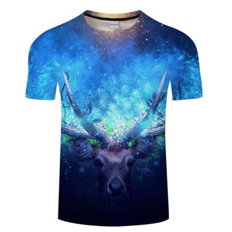 Magical Deer T-shirt-My 3D Hoodie