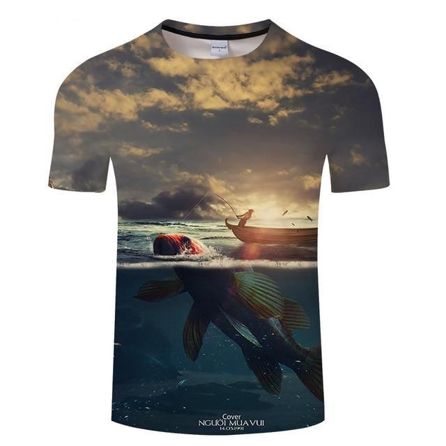 Big Fish in the Sea T-shirt-My 3D Hoodie