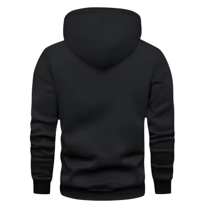 Men Pullover Hoodie With Dog Design