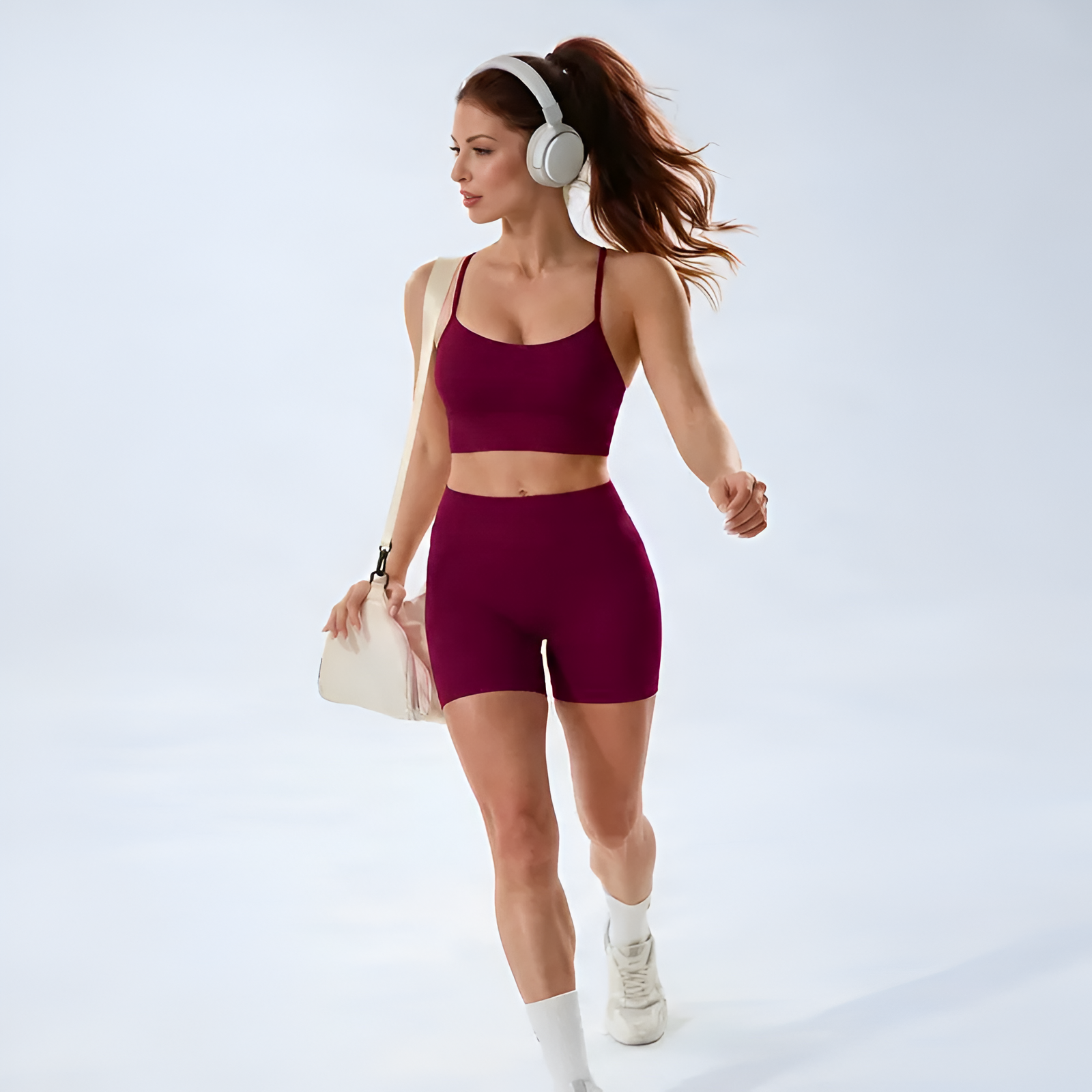 High Rise Shaping Athletic Workout Shorts For Women