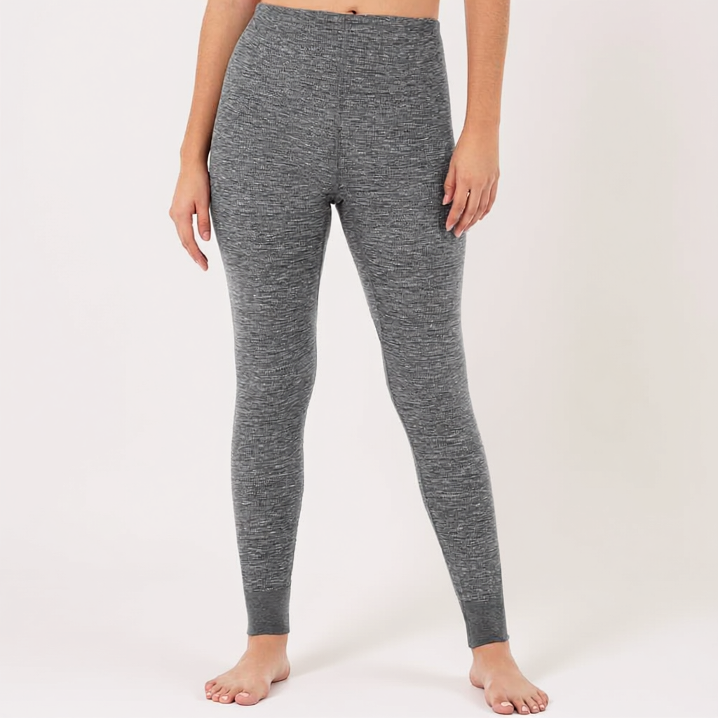 Women Micro Waffle Thermal Leggings