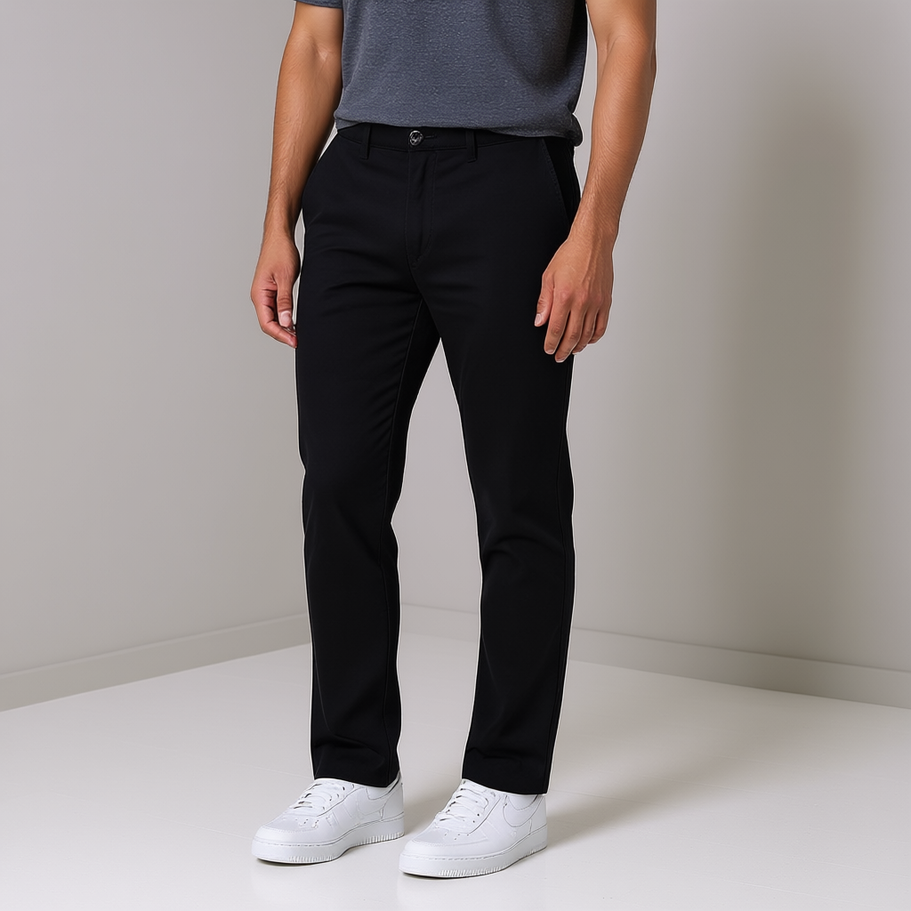 Men’s Athletic Fit Casual Stretch Chino Pants