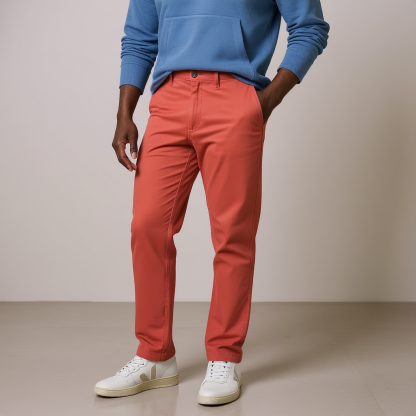 Men’s Athletic Fit Casual Stretch Chino Pants