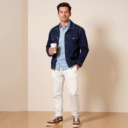 Men’s Athletic Fit Casual Stretch Chino Pants