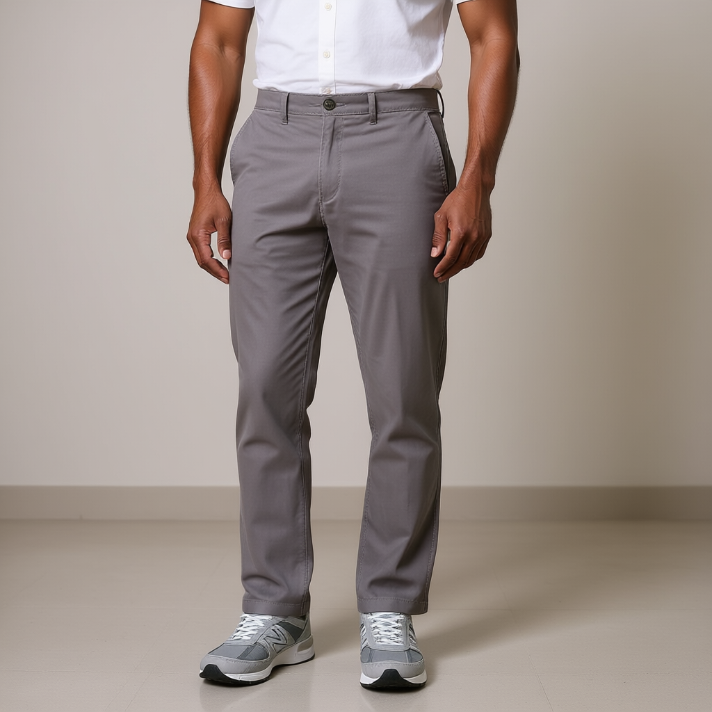 Men’s Athletic Fit Casual Stretch Chino Pants