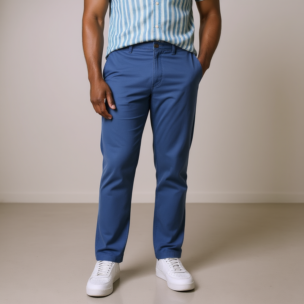 Men’s Athletic Fit Casual Stretch Chino Pants