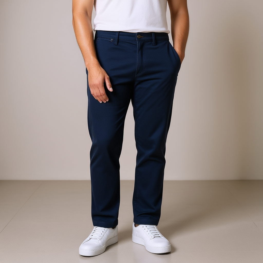 Men’s Athletic Fit Casual Stretch Chino Pants