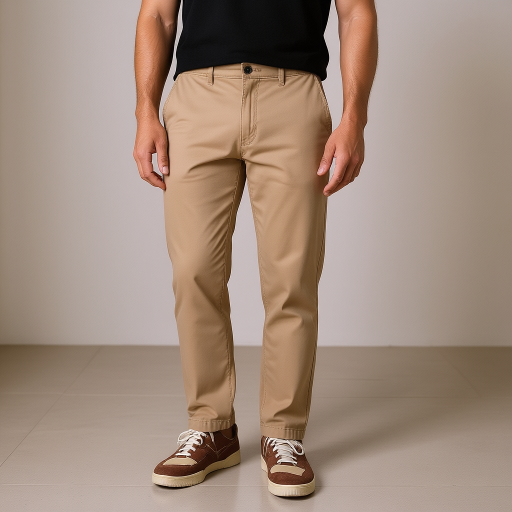 Men’s Athletic Fit Casual Stretch Chino Pants