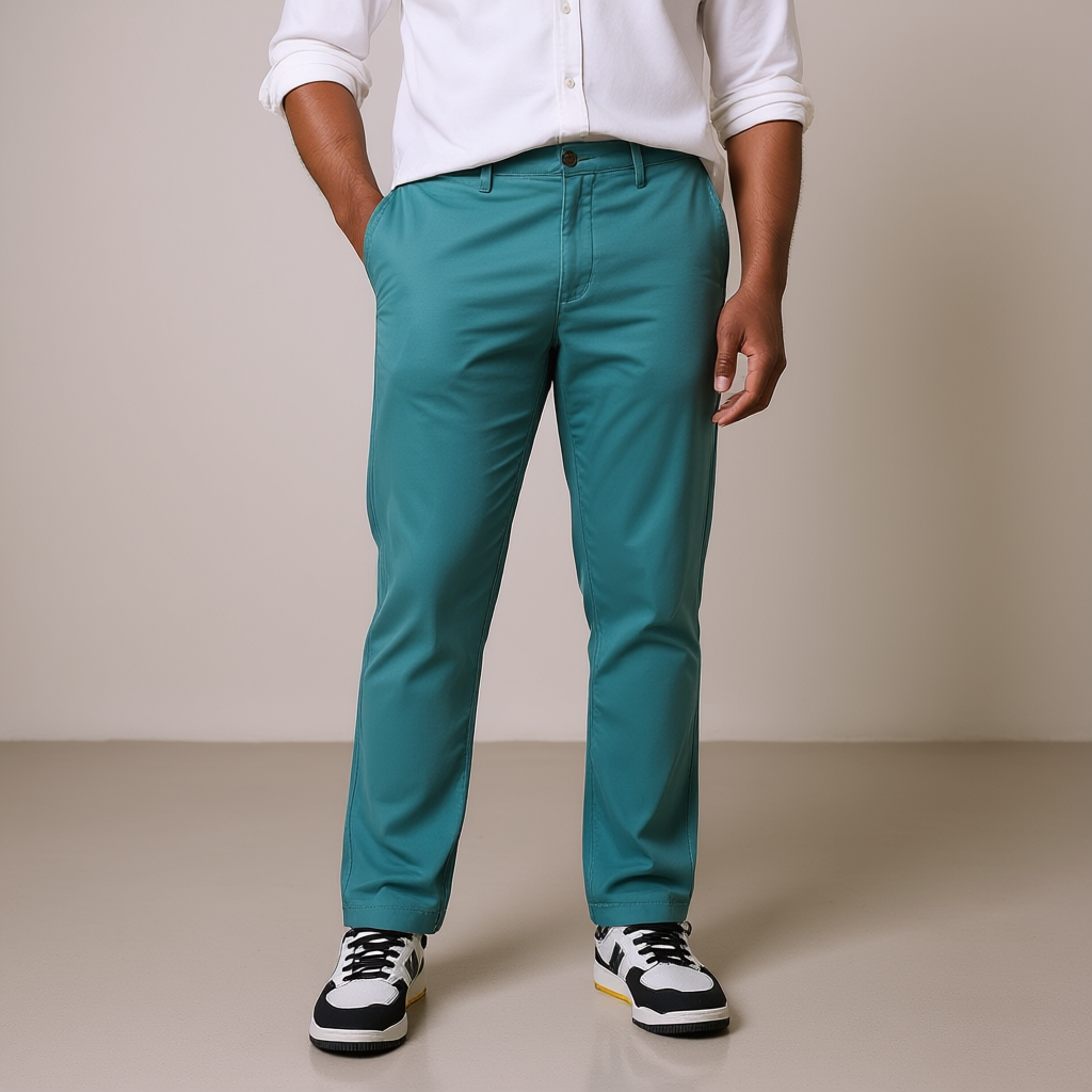Men’s Athletic Fit Casual Stretch Chino Pants