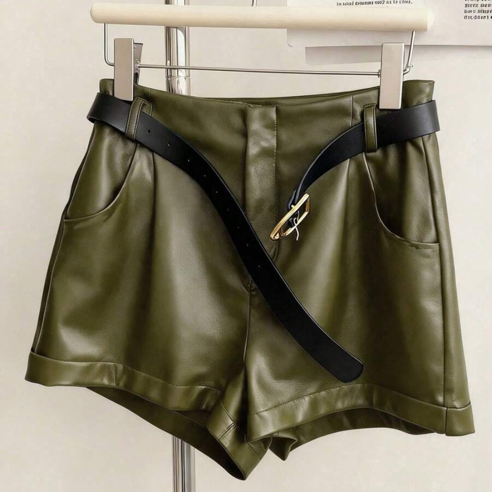 Summer Fashion Solid Color Shorts For Women