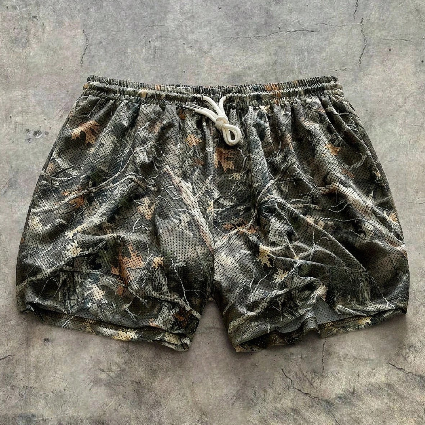 Casual Drawstring Straight Loose Shorts For Men