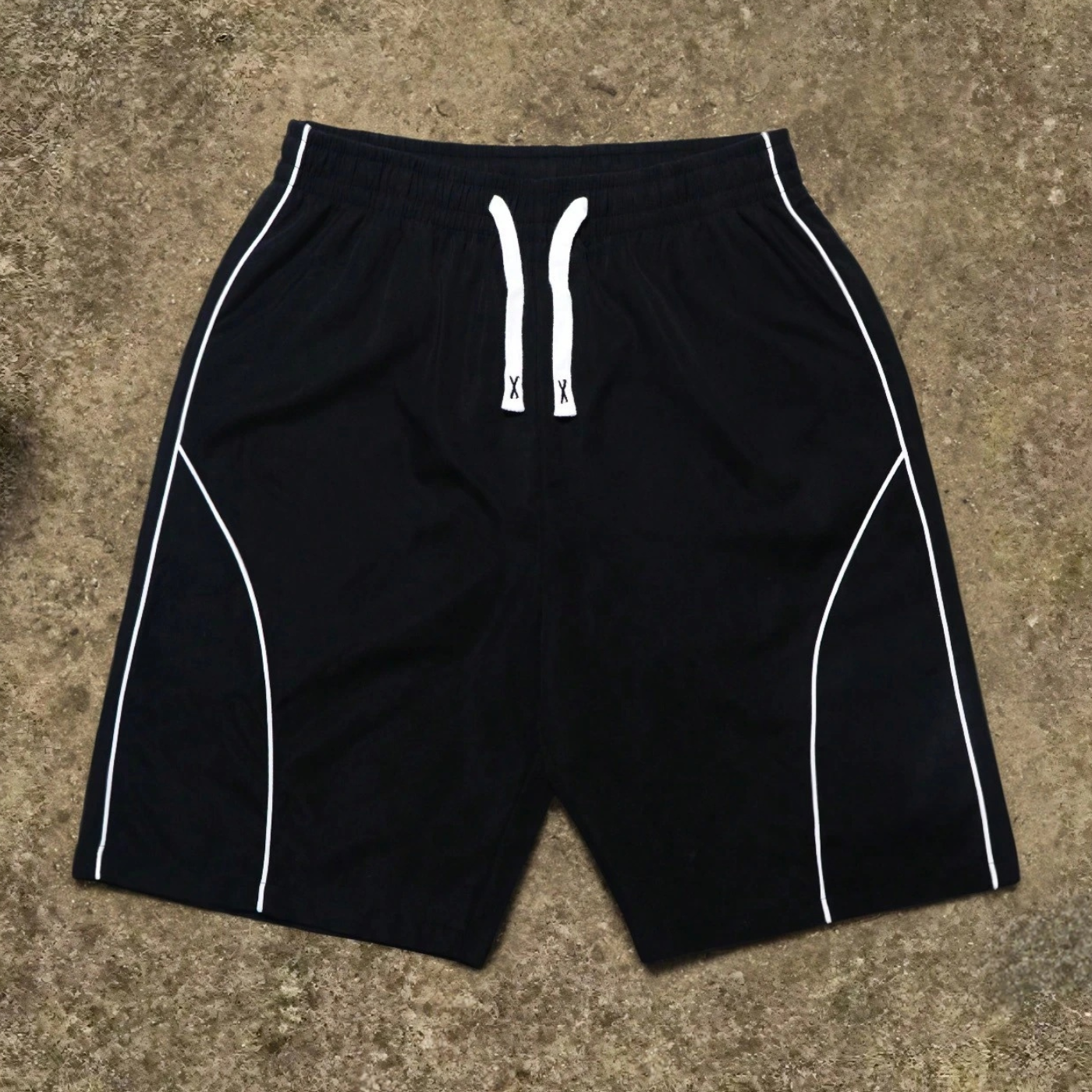 Casual And Striped Beach Bermuda Style Shorts For Men