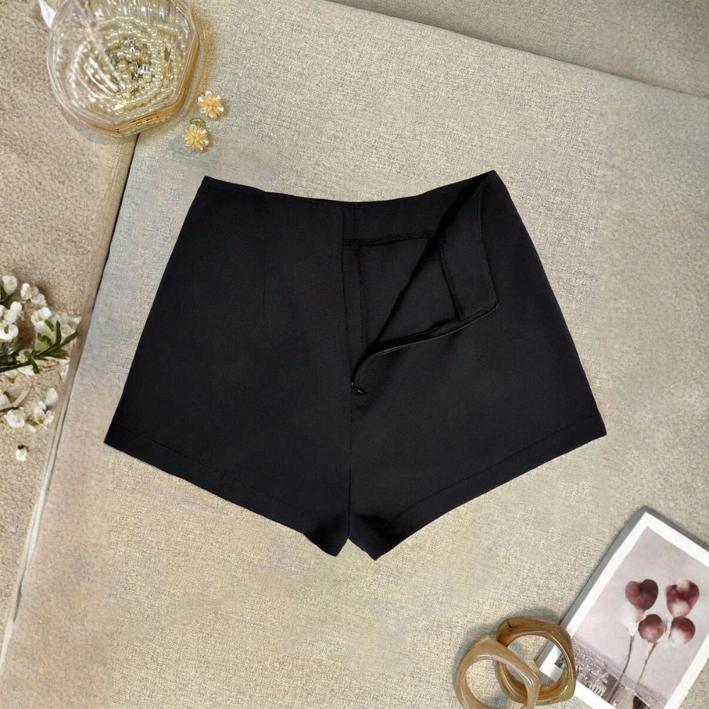 Casual And Solid Color Shorts Summer For Women