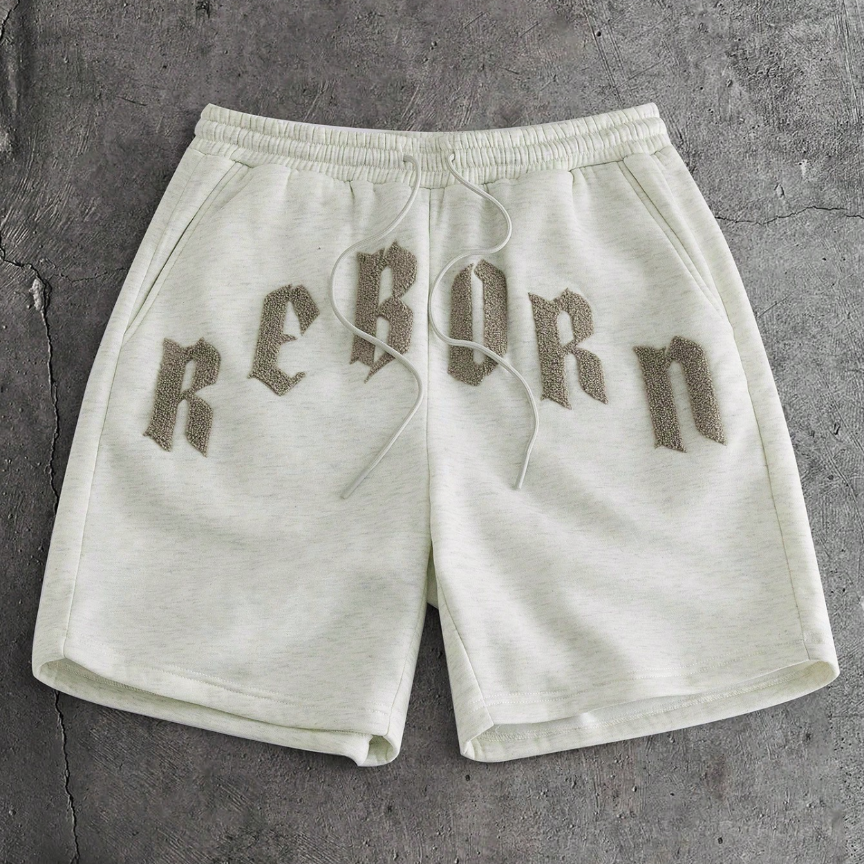 Casual Printed Drawstring Fleece Summer Shorts For Men