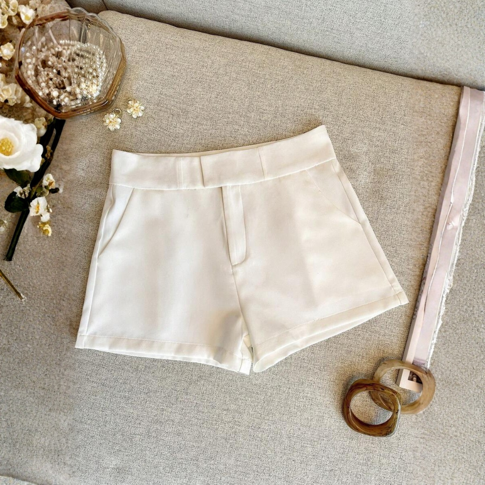 Solid And Color Casual Shorts Fashionable For Women