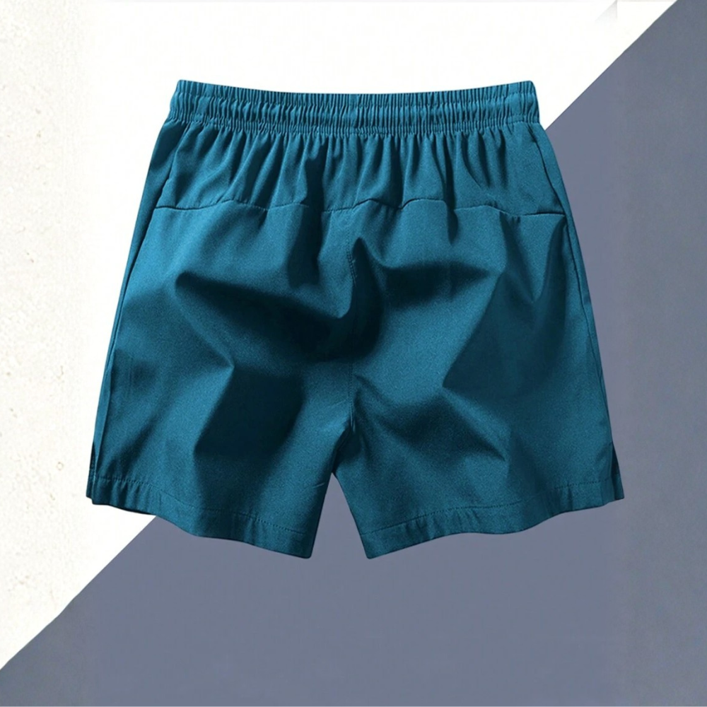 Comfortable Sports Shorts With Zipper Pocket