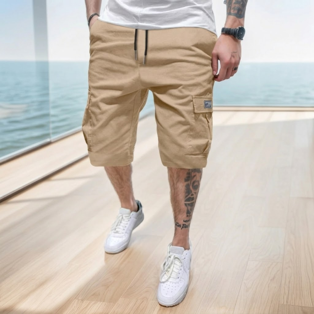 Pack Of 4 Loose Fit Summer Cargo Shorts