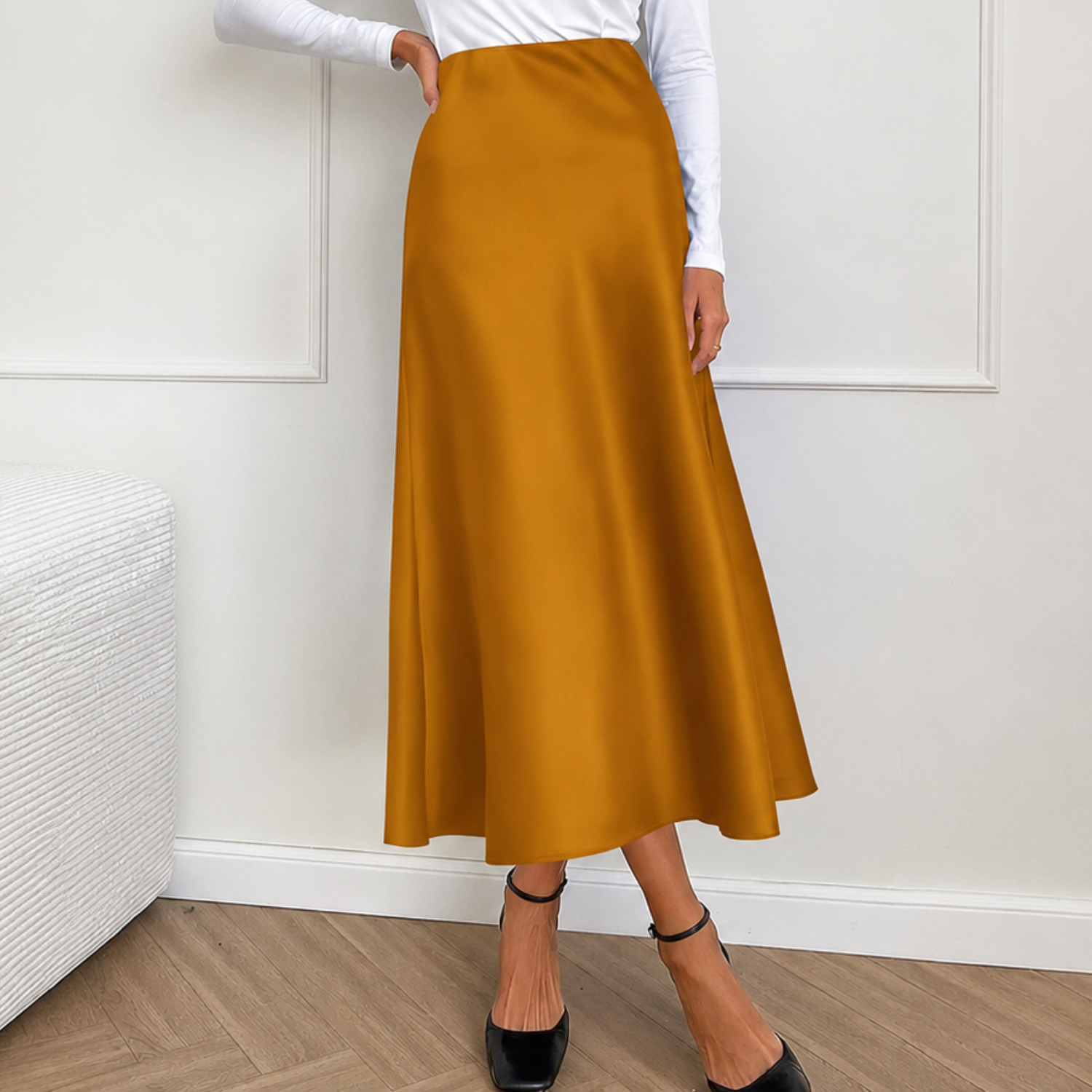 Summer Vacation A Line Flowing Skirt For Women