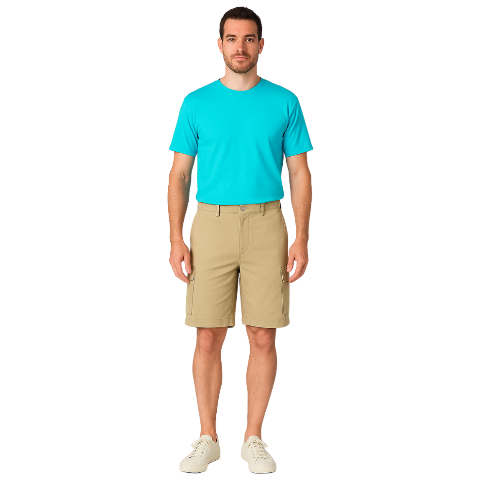 St. John’s Bay Men’s Mid-Rise Stretch Cargo Shorts