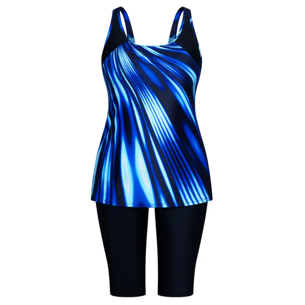 Plus Size Tankini Swimwear Set