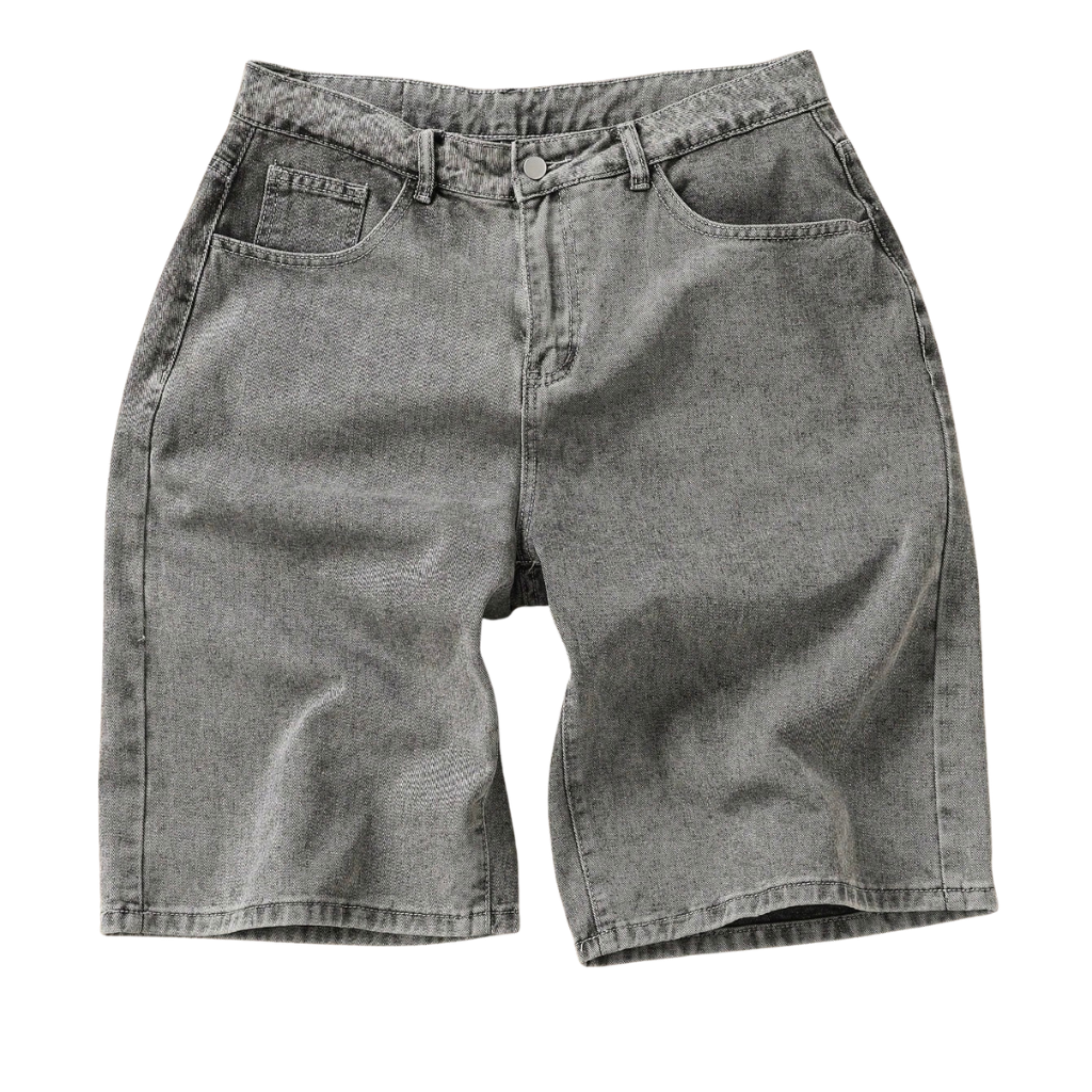 Casual And Camouflage Print Denim Cargo Shorts