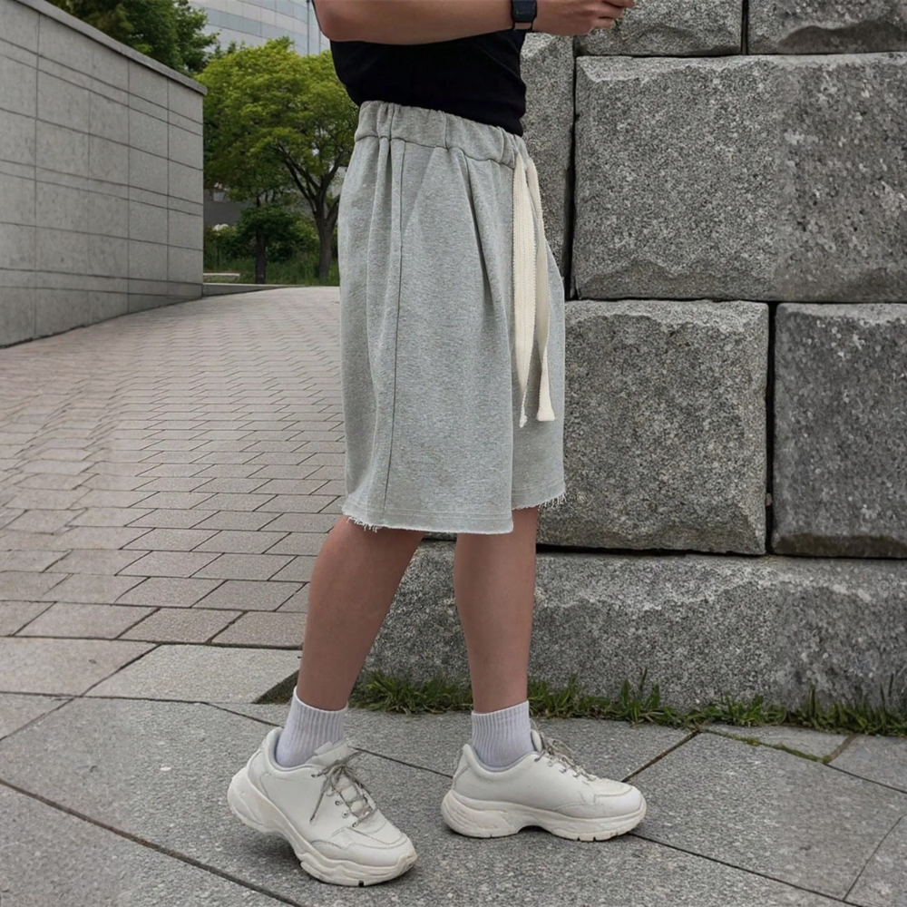Men’s Loose Fit Knee Length Casual Shorts