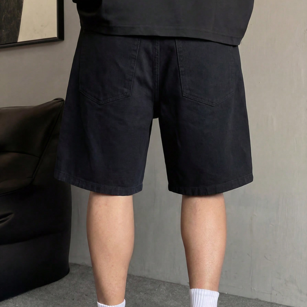 Casual Streetwear Ripped Denim Shorts